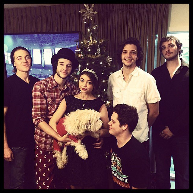 shared a funny family picture on Christmas Day. Source: Instagram ...