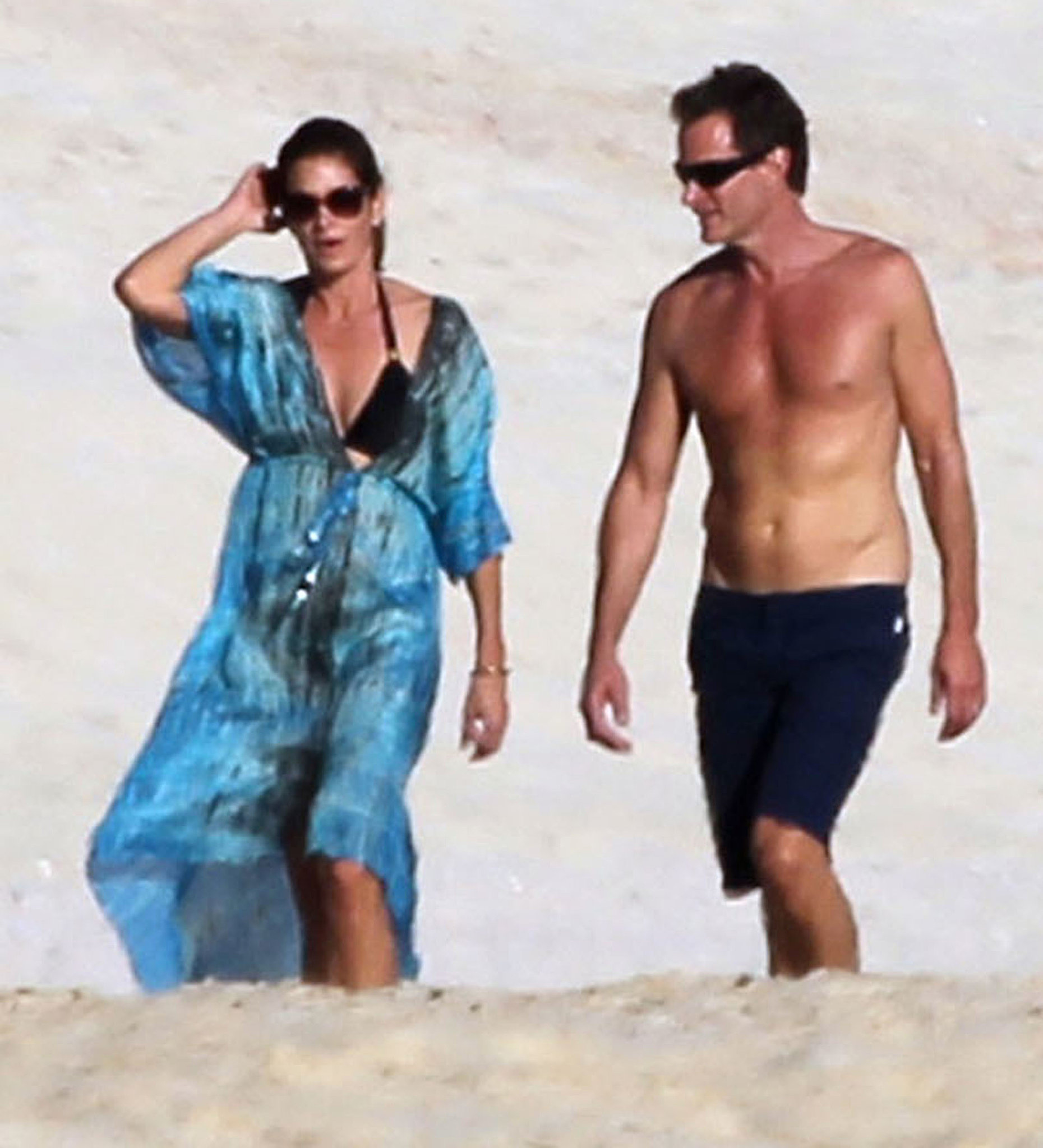 Cindy Crawford and Rande Gerber made their annual escape to Mexico.