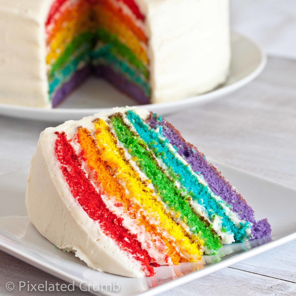 Bake a Rainbow Cake Bake a Rainbow Cake