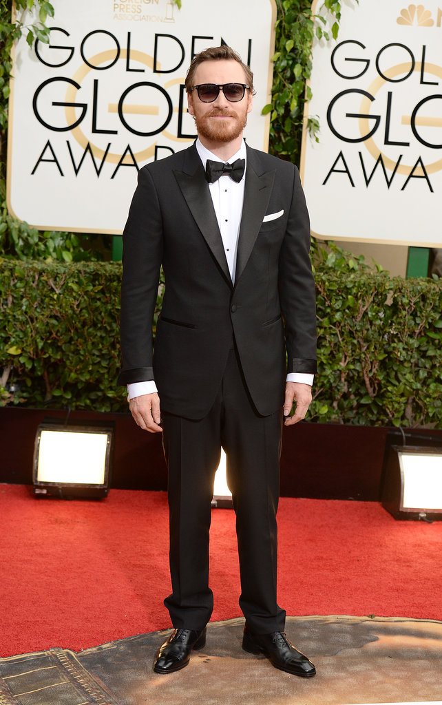 Michael Fassbender shaded his eyes from the sun as he hit the red carpet.
Michael Fassbender shaded his eyes from the sun as he hit the red carpet.