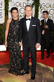 Matt Damon and Luciana Are a Gorgeous Globes Duo