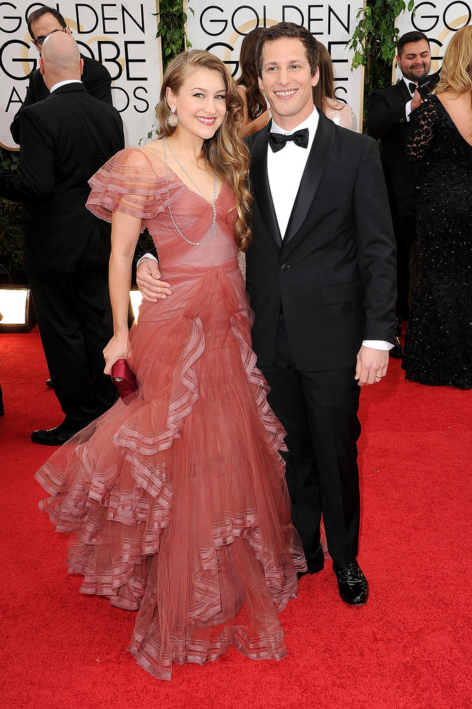 Andy Samberg and his wife, Joanna Newsom, arrived together for the Golden Globes.
Andy Samberg and his wife, Joanna Newsom, arrived together for the Golden Globes.