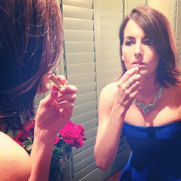 Camilla Belle made her final preparations in the mirror as she readied to turn heads in her blue Ralph Lauren Collection dress.
Source: Instagram user camillabelle
Camilla Belle made her final preparations in the mirror as she readied to turn heads in her blue Ralph Lauren Collection dress.
Source: Instagram user camillabelle