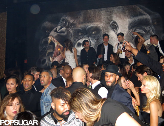 We spy Chrissy Teigen and John Legend; Swizz Beatz; Beyoncé's stylist, Ty Hunter; and maybe even Jim Toth in the top right. We spy Chrissy Teigen and John Legend; Swizz Beatz; Beyoncé's stylist, Ty Hunter; and maybe even Jim Toth in the top right.