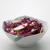 Red Cabbage, Cranberry, and Apple Slaw Red Cabbage, Cranberry, and Apple Slaw