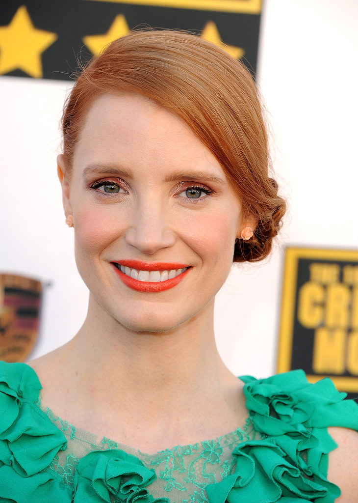 Jessica Chastain at the Critics' Choice Awards Jessica Chastain at the Critics' Choice Awards