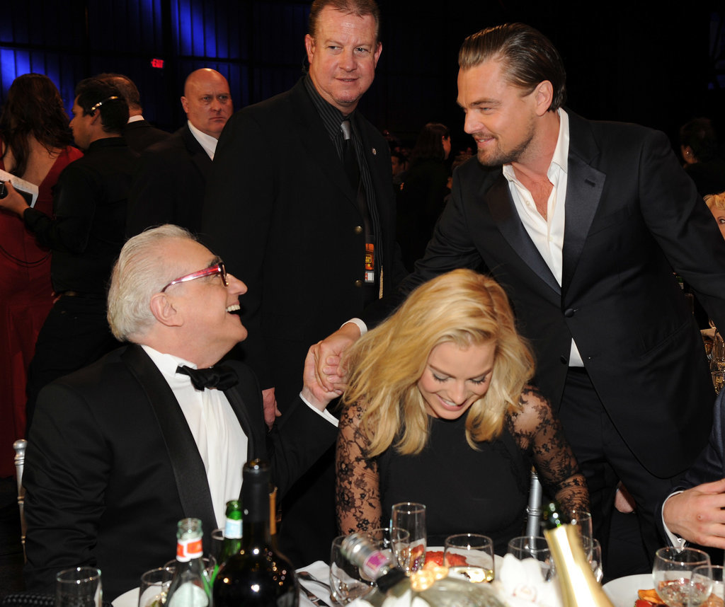 Leonardo DiCaprio shook hands with Martin Scorsese while Margot Robbie laughed at the Critics' Choice Awards.
Leonardo DiCaprio shook hands with Martin Scorsese while Margot Robbie laughed at the Critics' Choice Awards.