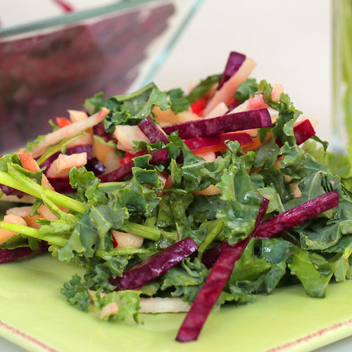 Raw Beet Salad With Jicama, Apple, and Mustard Dressing Raw Beet Salad With Jicama, Apple, and Mustard Dressing