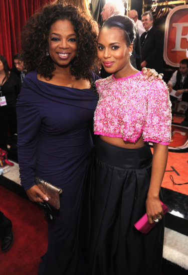 Kerry Washington Bares Her Baby Bump at the SAG Awards Kerry Washington Bares Her Baby Bump at the SAG Awards
