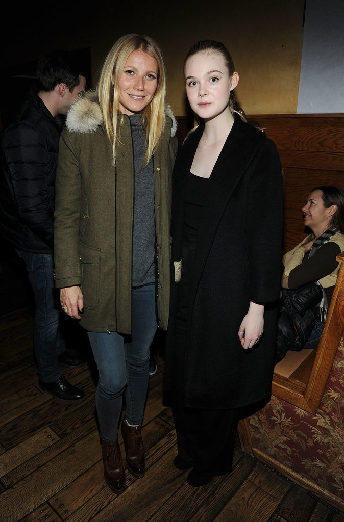 Gwyneth Paltrow and Elle Fanning Gwyneth Paltrow and Elle Fanning