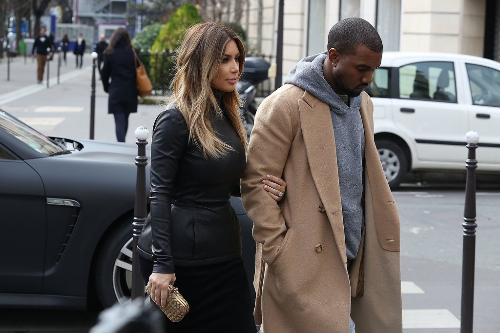 Kim and Kanye Bring Their Love to Paris Kim and Kanye Bring Their Love to Paris
