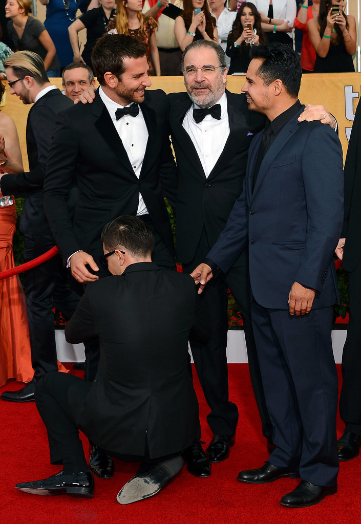 Oh, and Bradley Got a Sneak-Attack Crotch Hug at the SAGs
