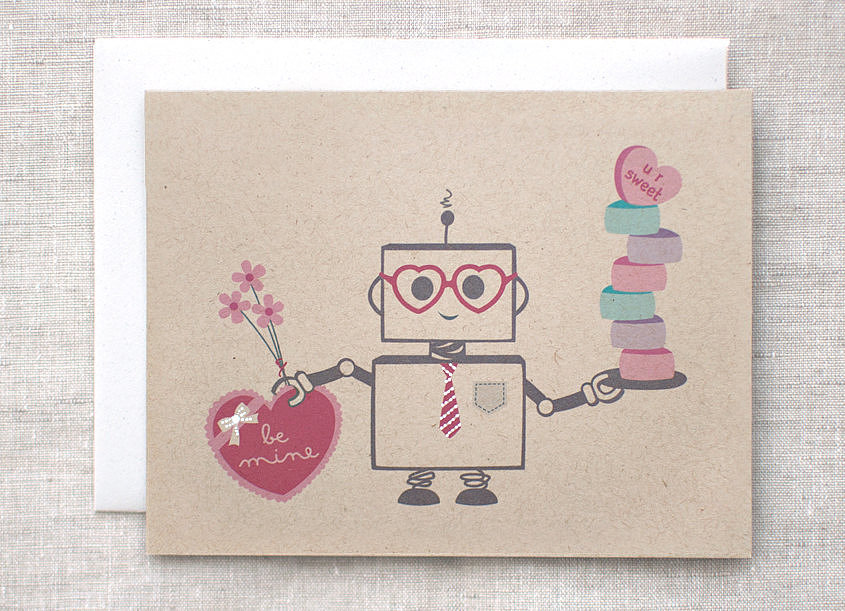 Robot Conversation Heart Valentine Robot Conversation Heart Valentine
