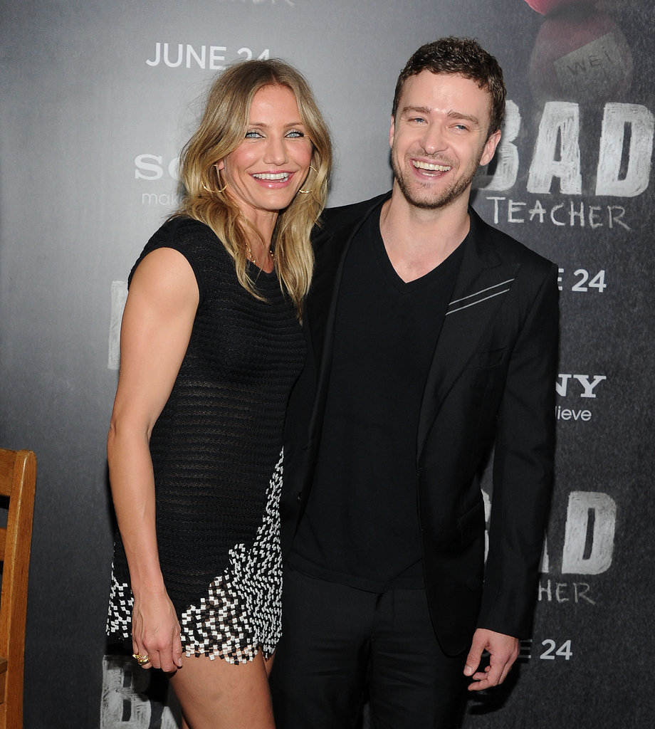 He and ex-girlfriend Cameron Diaz were all laughs at the premiere of Bad Teacher in June 2011.
He and ex-girlfriend Cameron Diaz were all laughs at the premiere of Bad Teacher in June 2011.