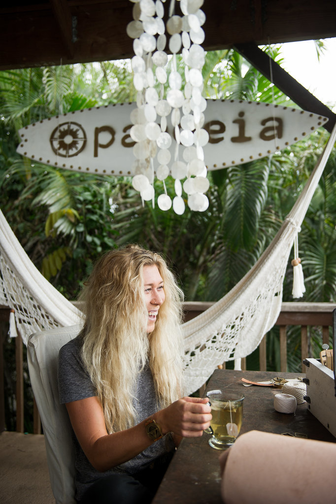 PS: Your ideal day looks like . . .
KVV: Taking the ferry from Maui to Lana'i, setting up camp, chilling at the beach, hiking, and throwing back a few too many Sierra Nevadas around the campfire. I'm a simple girl when it comes down to it. . . . Put me outside by water, and I'll be stoked.
Photo by Ashley Camper
PS: Your ideal day looks like . . .
KVV: Taking the ferry from Maui to Lana'i, setting up camp, chilling at the beach, hiking, and throwing back a few too many Sierra Nevadas around the campfire. I'm a simple girl when it comes down to it. . . . Put me outside by water, and I'll be stoked.
Photo by Ashley Camper