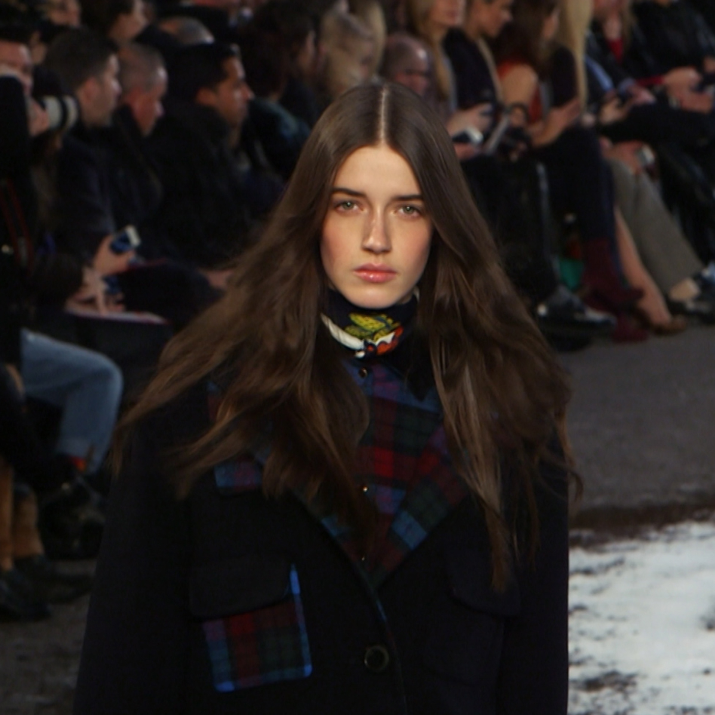Watch Tommy Hilfiger Turn a Runway Into a Ski Chalet