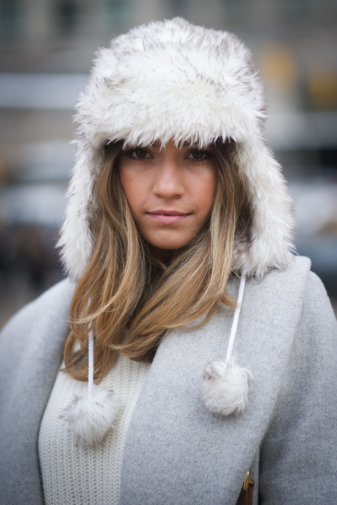 Fashion and function in the form of a furry trapper hat.
Fashion and function in the form of a furry trapper hat.