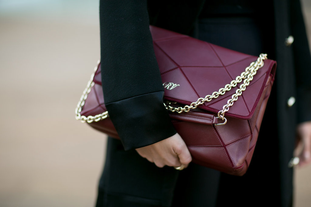 She got a handle on one very classic clutch.
She got a handle on one very classic clutch.