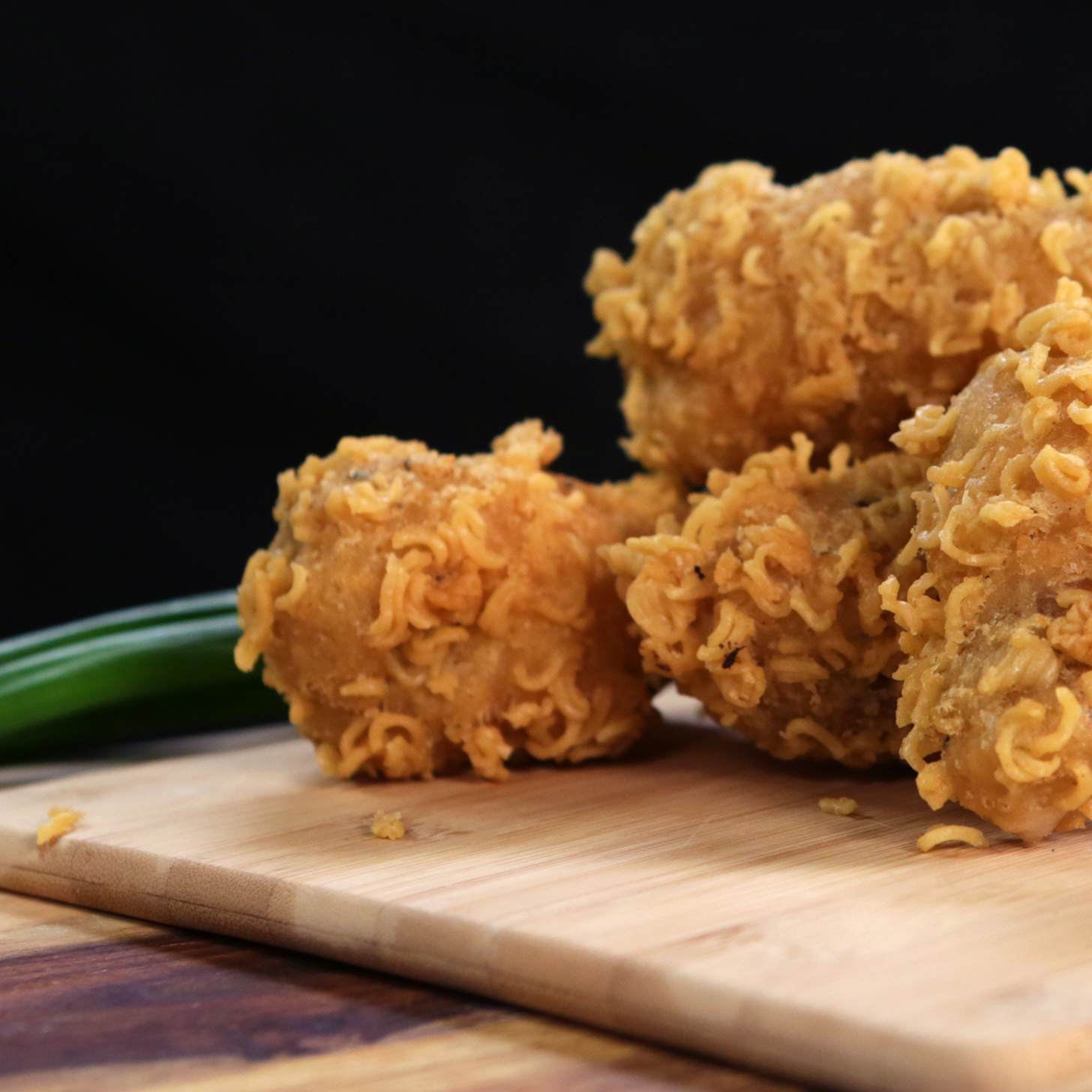 Cue the Cravings For Ramen-Crusted Chicken Wings