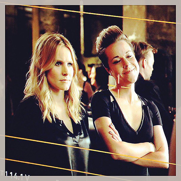 Kristen Bell and Tina Majorino (aka Mac) filmed the Neptune High reunion scene.
Source: Instagram user theveronicamarsmovie
Kristen Bell and Tina Majorino (aka Mac) filmed the Neptune High reunion scene.
Source: Instagram user theveronicamarsmovie