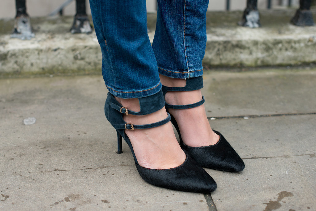 If you don't look closely, you'll miss the luxe texture on these pumps.
If you don't look closely, you'll miss the luxe texture on these pumps.