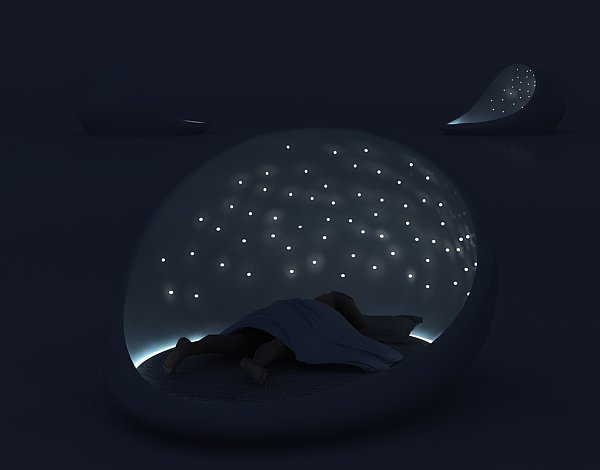 Cosmos Bed — Nighttime Cosmos Bed — Nighttime
