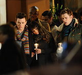 Spoiler Alert! Glee Films an Emotional Candlelight Vigil For . . .