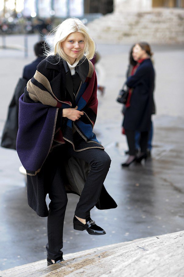PFW Model Street Style Day One PFW Model Street Style Day One