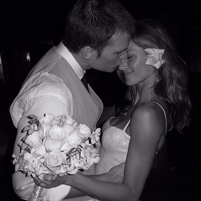Gisele Bunchden and Tom Brady Wedding Photo Gisele Bunchden and Tom Brady Wedding Photo
