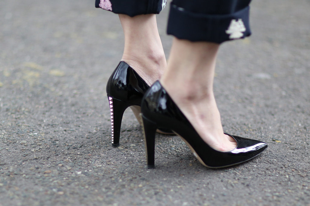 The heels on these babies are a study in amazing yet subtle details.
The heels on these babies are a study in amazing yet subtle details.