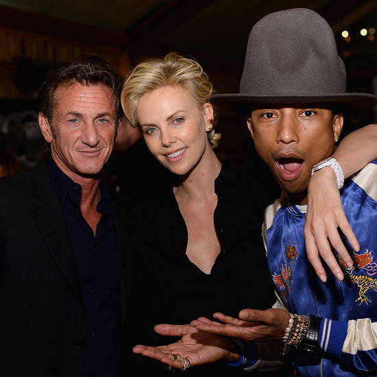 Charlize Theron and Sean Penn With Pharrell Williams Charlize Theron and Sean Penn With Pharrell Williams