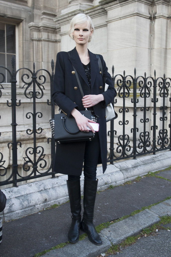 PFW Model Street Style Day Three PFW Model Street Style Day Three