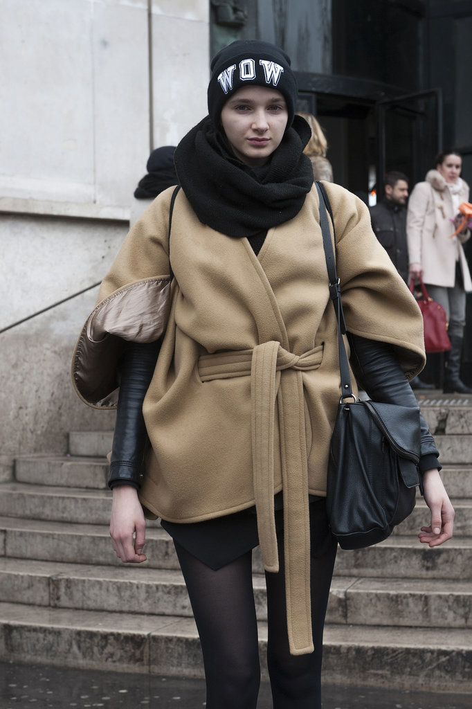 PFW Model Street Style Day Three PFW Model Street Style Day Three