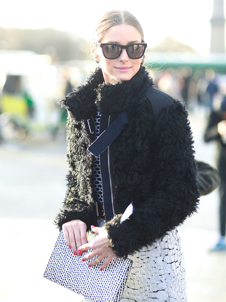 Olivia Palermo added Westward Leaning shades and a spotted clutch to her black and white look.
Source: Tim Regas
Olivia Palermo added Westward Leaning shades and a spotted clutch to her black and white look.
Source: Tim Regas