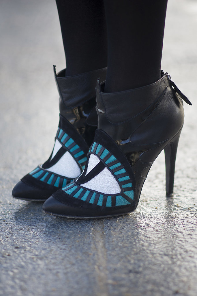 The eyes have it on these boots.
The eyes have it on these boots.