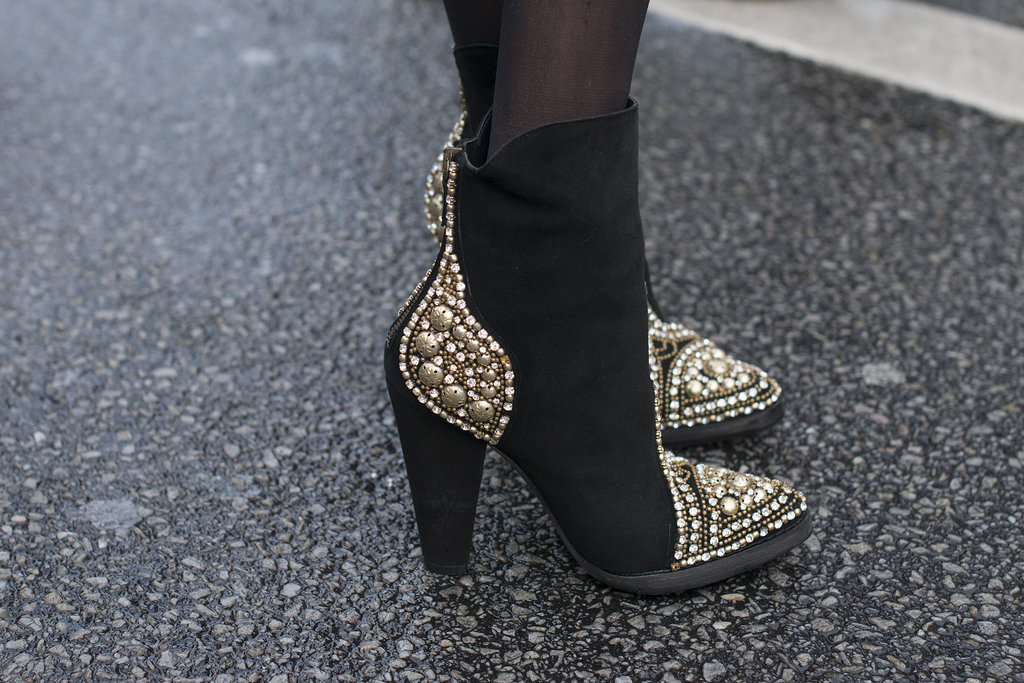 The embellished detail is almost too pretty to walk in.
The embellished detail is almost too pretty to walk in.