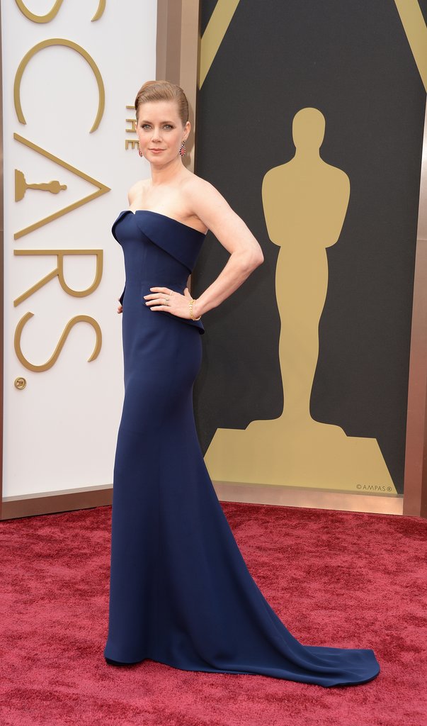 Amy Adams at the 2014 Oscars custom a Gucci Première gown and Tiffany & Co. jewels.
Amy Adams at the 2014 Oscars custom a Gucci Première gown and Tiffany & Co. jewels.