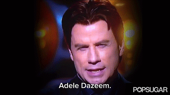 John Travolta's Idina Menzel Flub John Travolta's Idina Menzel Flub