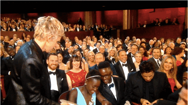Ellen Takes Lupita's Lip Balm Ellen Takes Lupita's Lip Balm