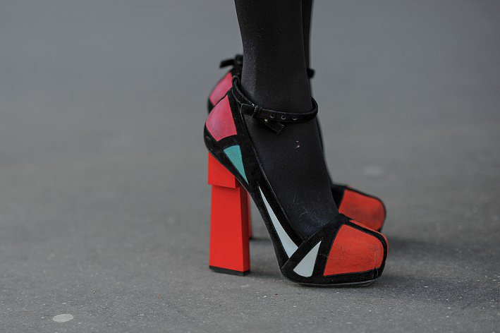These colorblock platforms command attention.
Source: Gorunway.com/Matteo Catena
These colorblock platforms command attention.
Source: Gorunway.com/Matteo Catena