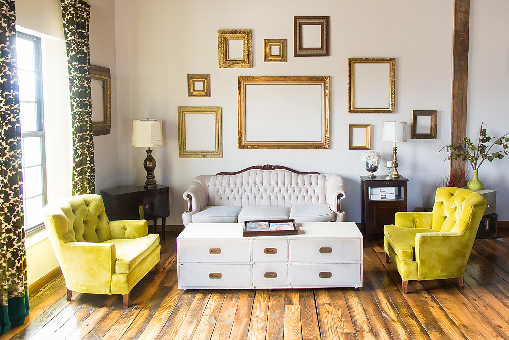 PS: Your loft is filled with so many cool pieces; what are some of your go-to places for decor?
GO: When it comes to collecting furniture, it is safe to say about 90 percent of what we have has come from flea markets, antique malls, and thrift stores. Jeremy has an incredible eye when it comes to style and what something can become. One of my favorite stories is how we acquired the lime green velvet club chairs. Jeremy found them in a local thrift garage, $15 for the pair. They were dirty, dusty, and in need of a loft of help. After shampooing them, ripping off the dust curtains, and exposing the wood legs, they are now one of my favorite pieces in our home.
Photo by Jeremy Ryan
PS: Your loft is filled with so many cool pieces; what are some of your go-to places for decor?
GO: When it comes to collecting furniture, it is safe to say about 90 percent of what we have has come from flea markets, antique malls, and thrift stores. Jeremy has an incredible eye when it comes to style and what something can become. One of my favorite stories is how we acquired the lime green velvet club chairs. Jeremy found them in a local thrift garage, $15 for the pair. They were dirty, dusty, and in need of a loft of help. After shampooing them, ripping off the dust curtains, and exposing the wood legs, they are now one of my favorite pieces in our home.
Photo by Jeremy Ryan