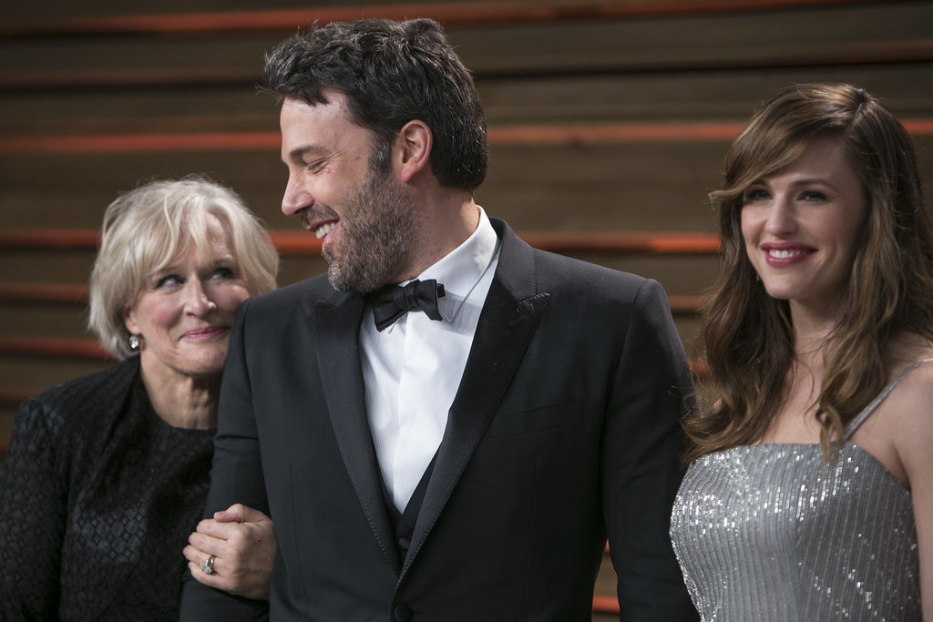 Ben Affleck got a surprise from Glenn Close while posing with his wife, Jennifer Garner, on the Vanity Fair red carpet.
Ben Affleck got a surprise from Glenn Close while posing with his wife, Jennifer Garner, on the Vanity Fair red carpet.