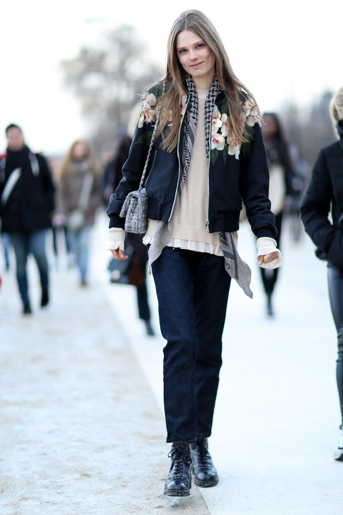 PFW Model Street Style Day Four PFW Model Street Style Day Four