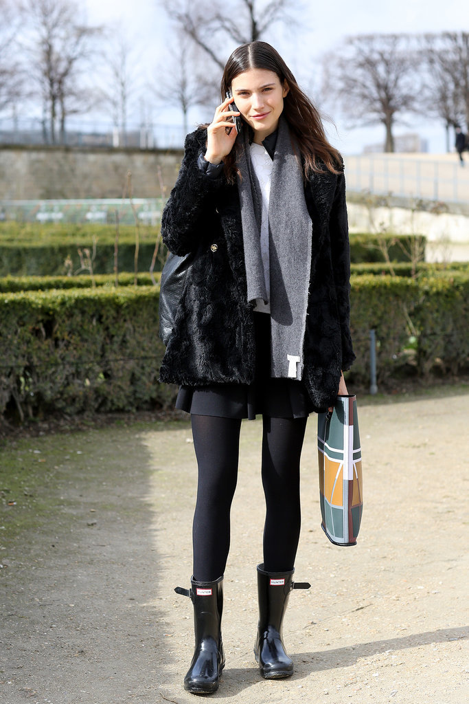 PFW Model Street Style Day Four PFW Model Street Style Day Four