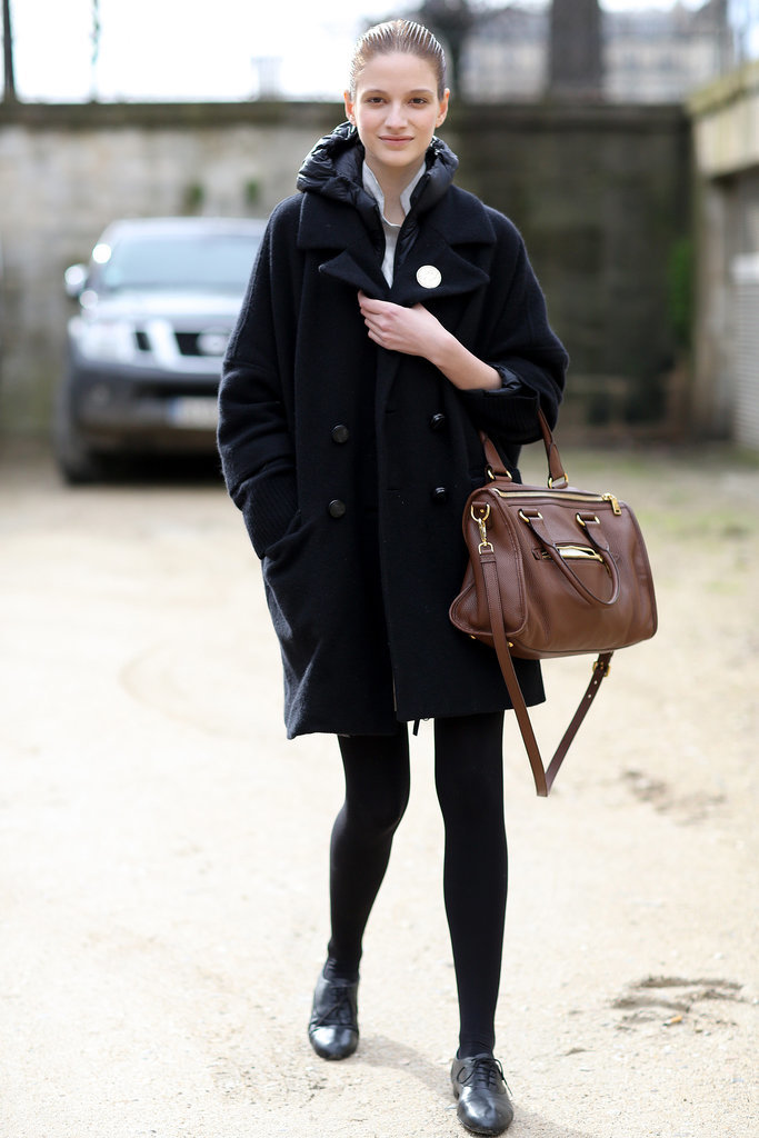 PFW Model Street Style Day Four PFW Model Street Style Day Four