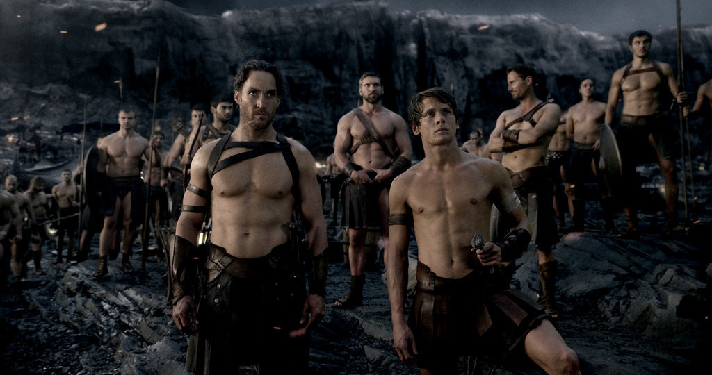 Callan Mulvey and Jack O'Connell, 300: Rise of an Empire Callan Mulvey and Jack O'Connell, 300: Rise of an Empire