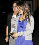 Mila Kunis Flashes Gigantic Engagement Ring From Ashton Kutcher During Night Out: Picture Mila Kunis Flashes Gigantic Engagement Ring From Ashton Kutcher During Night Out: Picture