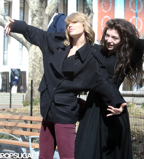 Taylor and Lorde Take a Bite of the Big Apple Taylor and Lorde Take a Bite of the Big Apple