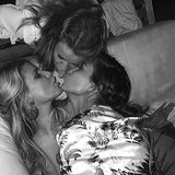 Jessica Simpson Celebrates Her Weight Loss With a Three-Way Kiss