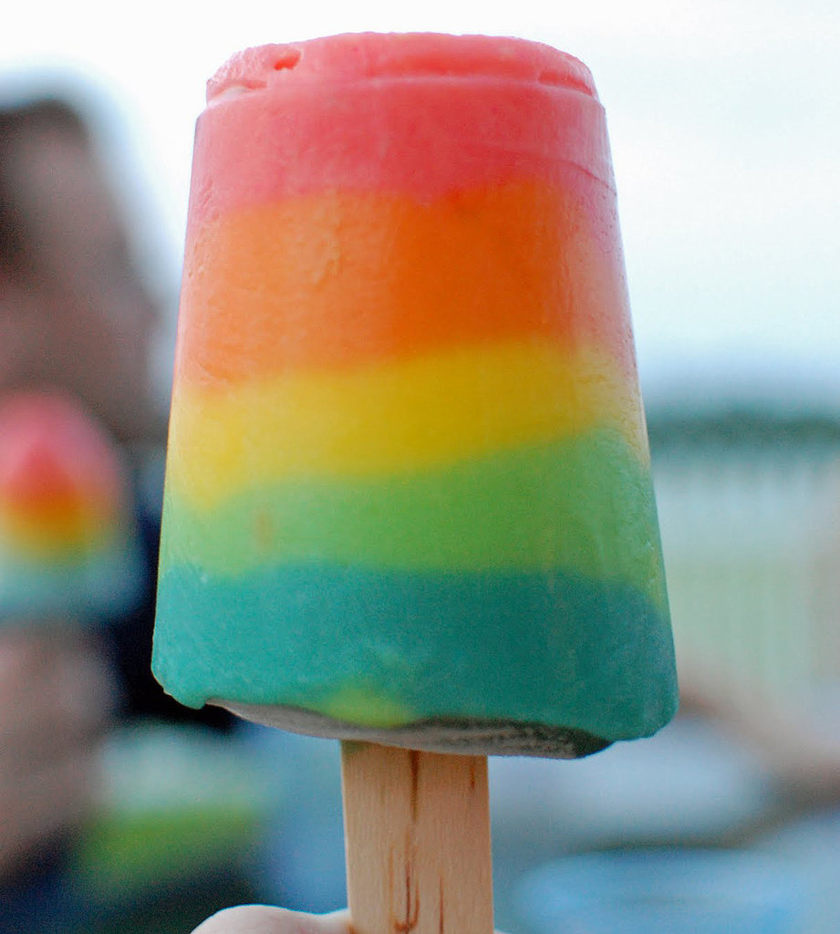 Rainbow Pudding Popsicles Rainbow Pudding Popsicles